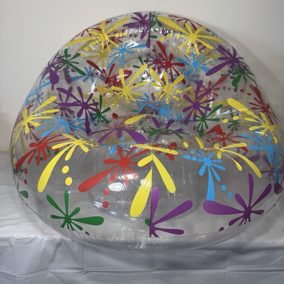 Y2K Inflatable Paint Splat Chair - Picture 2 of 3